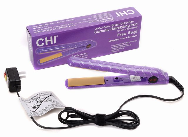 CHI Guitar Collection Purple Ceramic Flat Iron